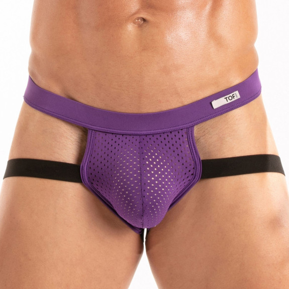 Jockstrap Tentation en Microfibre Violet Pour Homme