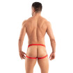Jockstrap Tentation en Microfibre Rouge De Dos