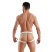 Jockstrap Tentation en Microfibre Blanc De Dos