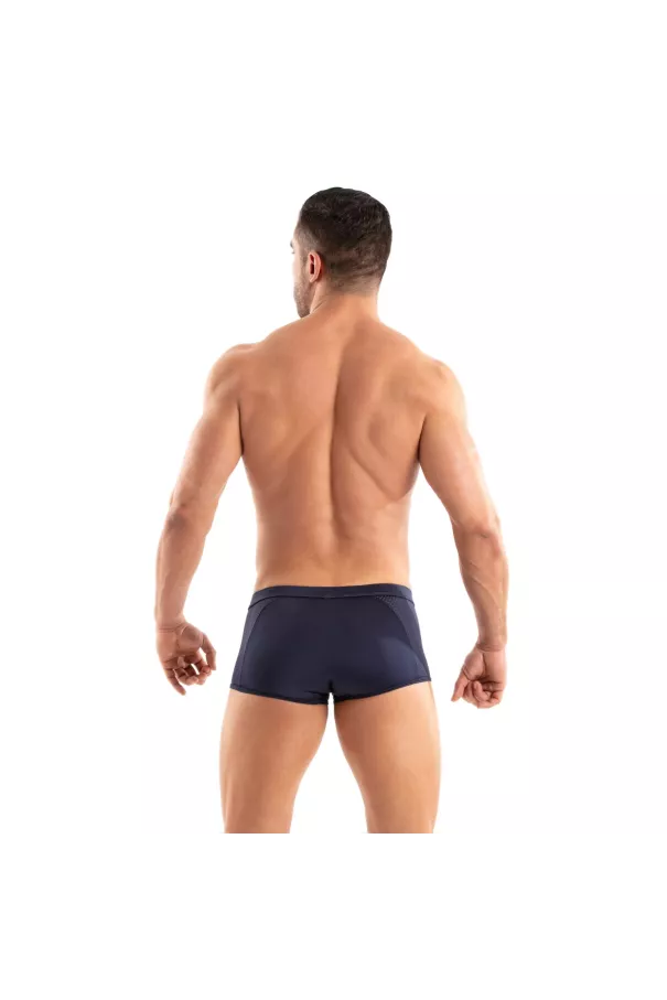 Boxer Tentation en microfibre Bleu Marine De TOF Paris