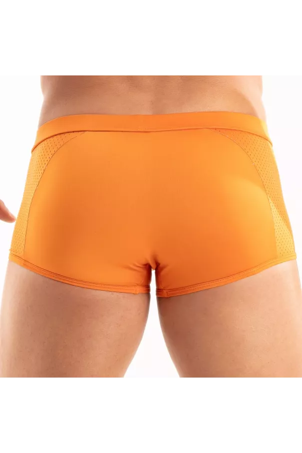 Boxer Tentation en microfibre Orange Pour Hommes