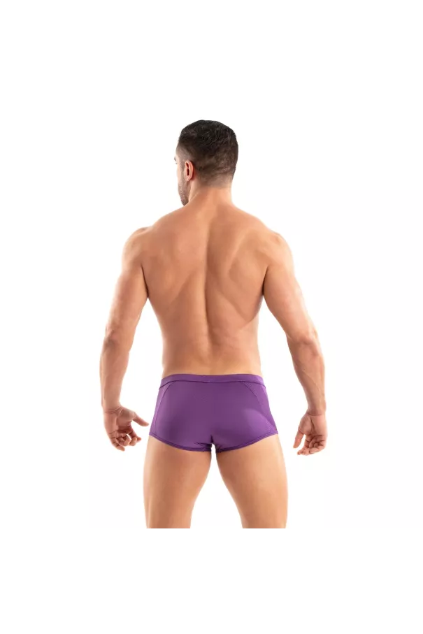 Boxer Tentation en microfibre Violet De Dos