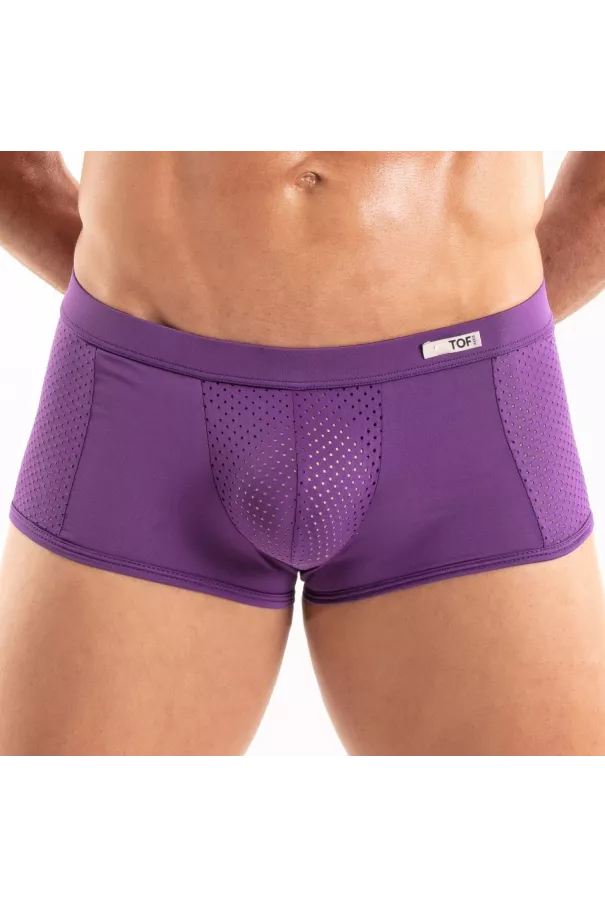 Boxer Tentation en microfibre Violet De TOF Paris