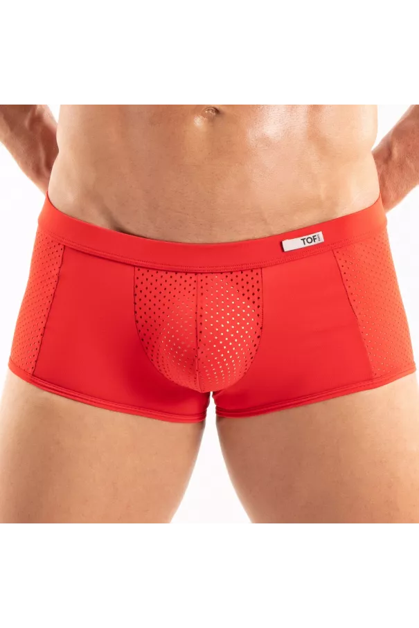 Le Nouveau Boxer Tentation en microfibre Rouge