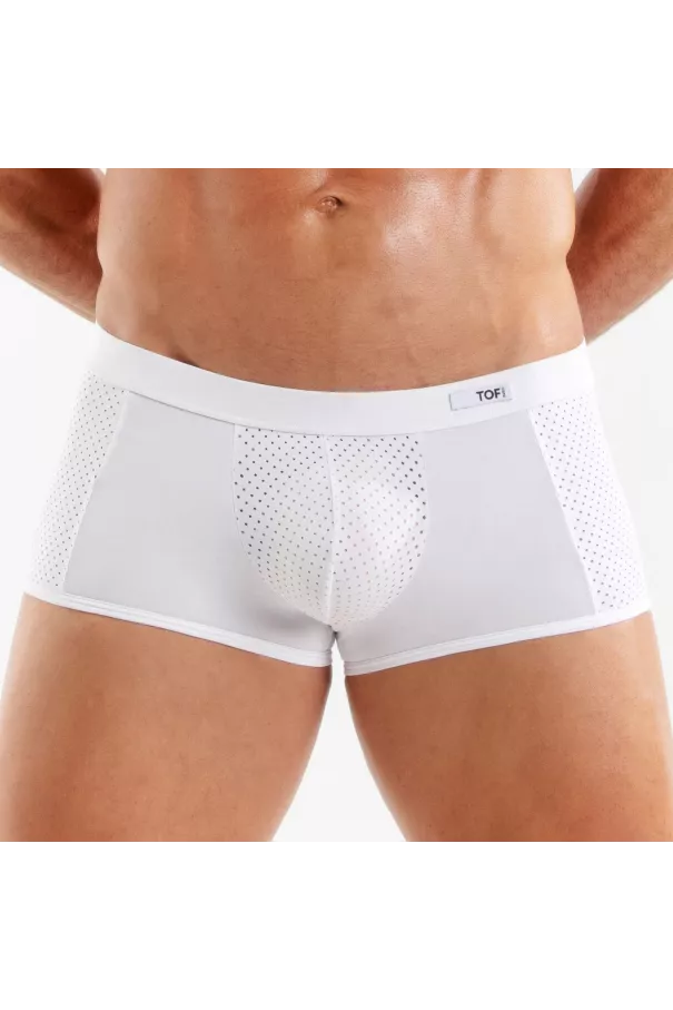 Boxer Tentation en microfibre Blanc De TOF Paris