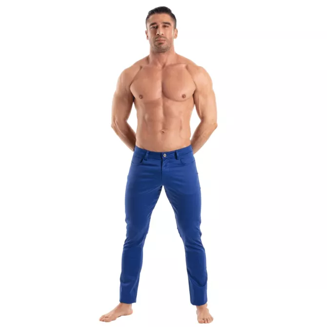 Pantalon Chino Bleu Royal