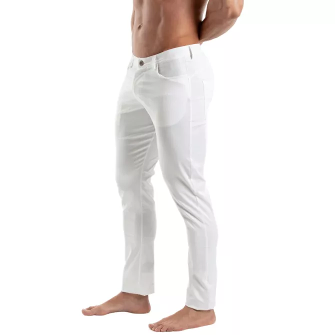 Pantalon Chino Blanc
