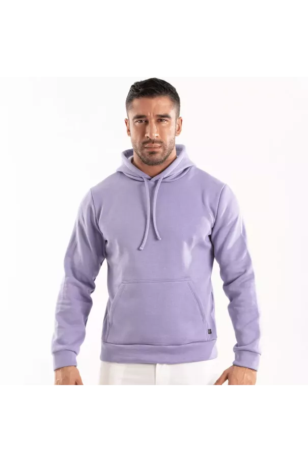 Fleece Hoodie Purple