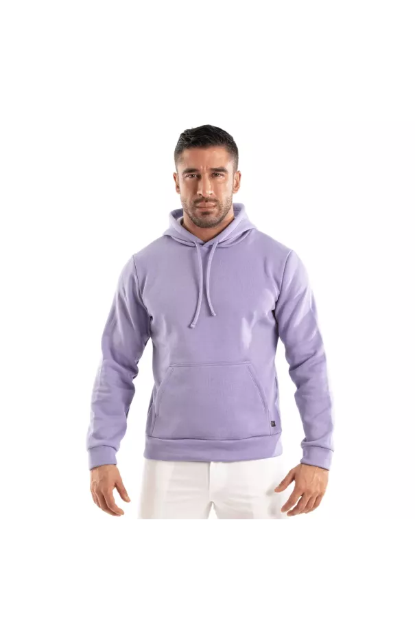 Fleece Hoodie Purple