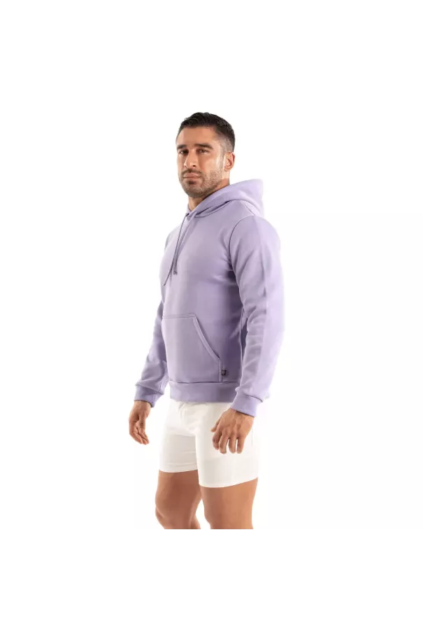 Fleece Hoodie Purple