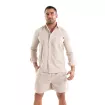 Chemise Lin Homme Beige - Élégance et Confort | TOF Paris