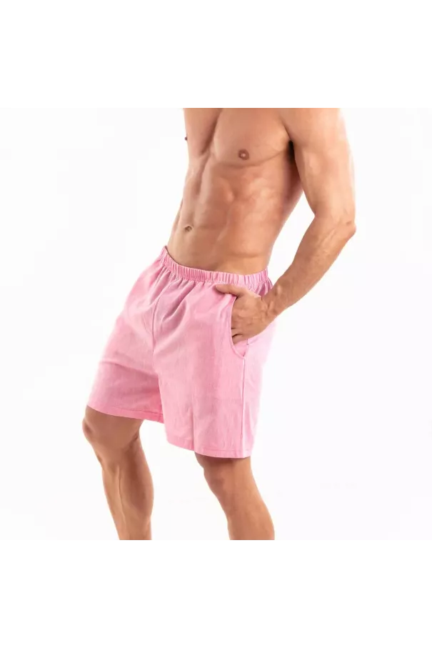 Short Lin Homme : Elégance, Confort et Style | TOF Paris - Pink