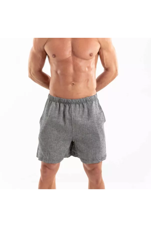 Short Lin Homme : Elégance, Confort et Style | TOF Paris - Gris