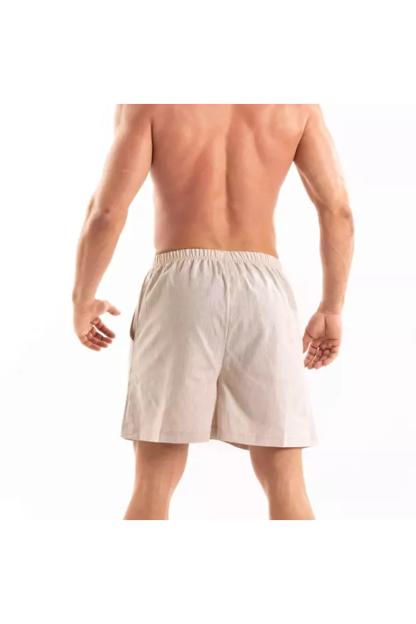 Short Lin Homme : Elégance, Confort et Style | TOF Paris - Beige