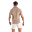 Chemise Tricotée En Velours Côtelé Sable