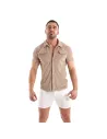 Knitted Corduroy Shirt Sand