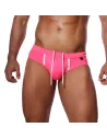 Slip de bain Happy Rose Fluo