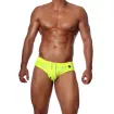 Slip de bain Happy Jaune Fluo - TOF-PARIS.com