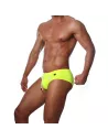 Slip de bain Happy Jaune Fluo