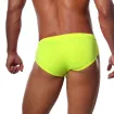 Slip de bain Happy Jaune Fluo - TOF-PARIS.com