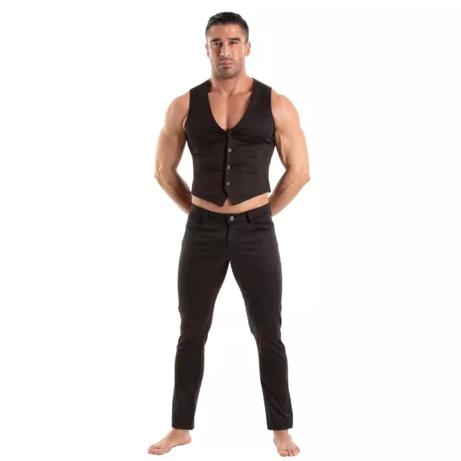 Chino Vest Black