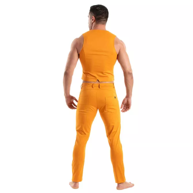 Chino Vest Orange