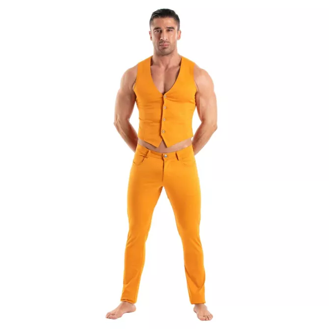 Gilet Chino Orange