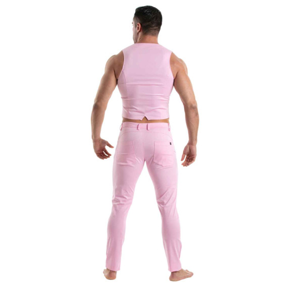 Chino Vest Pink
