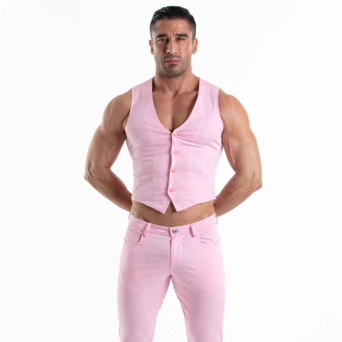 Gilet Chino Rose
