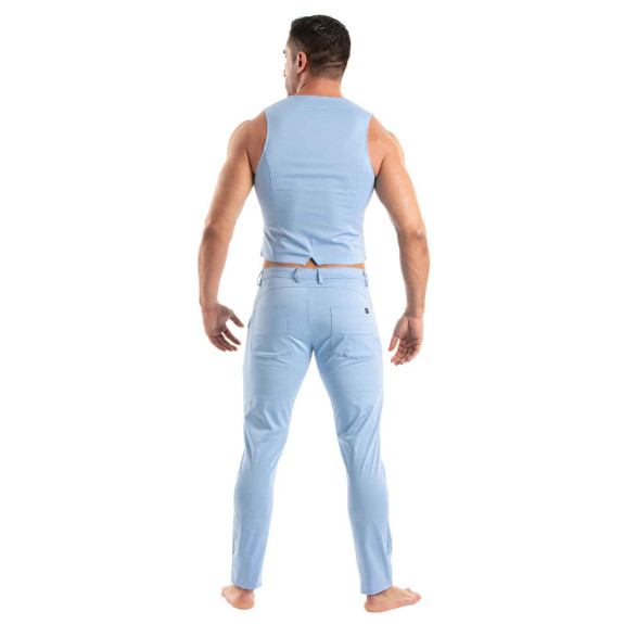 Gilet Chino Bleu