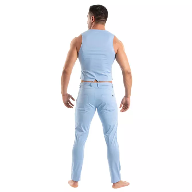 Chino Vest Blue