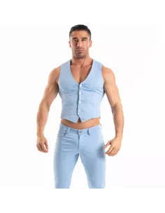 Gilet Chino Bleu