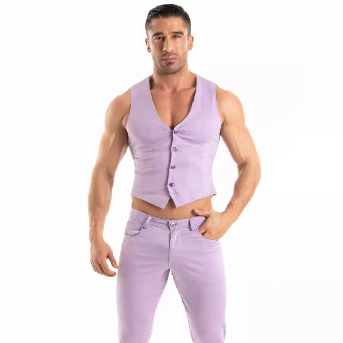 Gilet Chino Violet