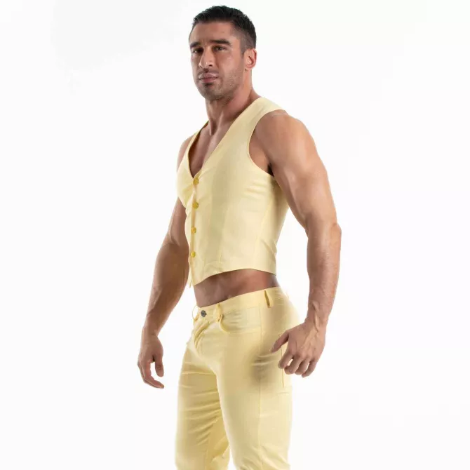 Chino Vest Yellow