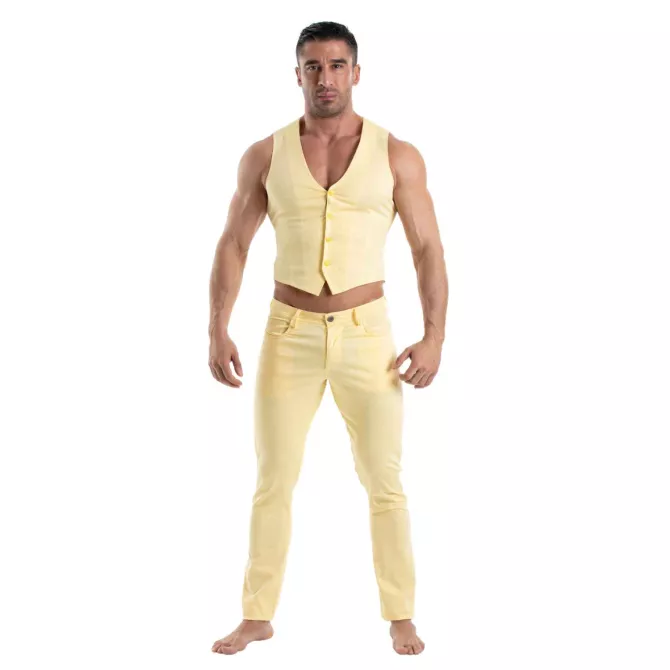 Gilet Chino Jaune