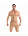 Gilet Chino Marron