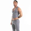 Gilet Chino Gris