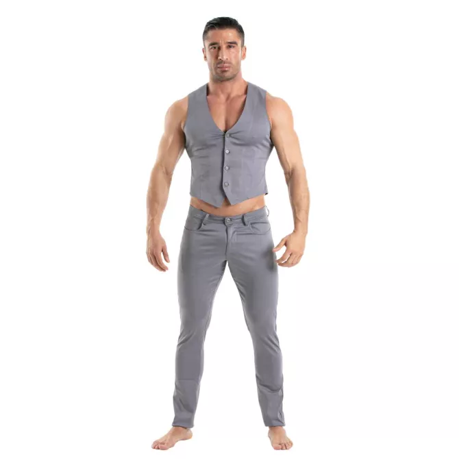 Chino Vest Grey