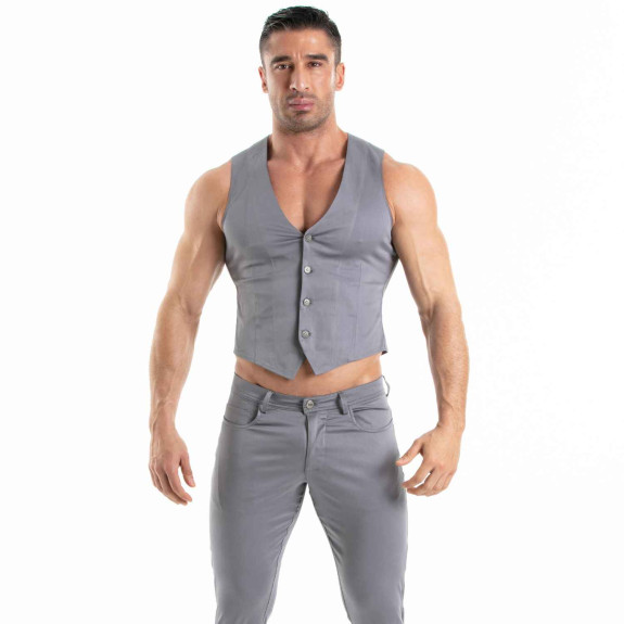 Chino Vest Grey