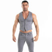 Gilet Chino Gris