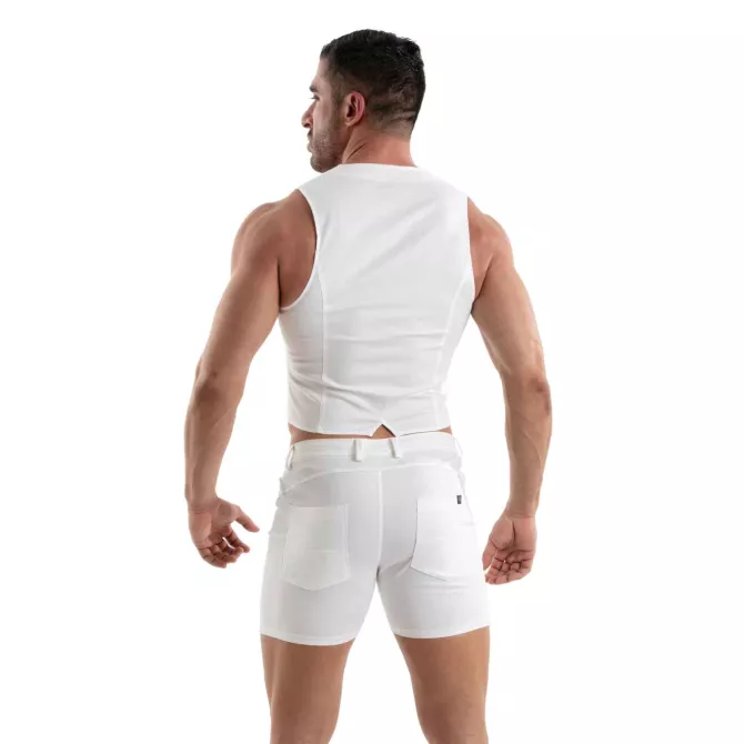 Gilet Chino Blanc