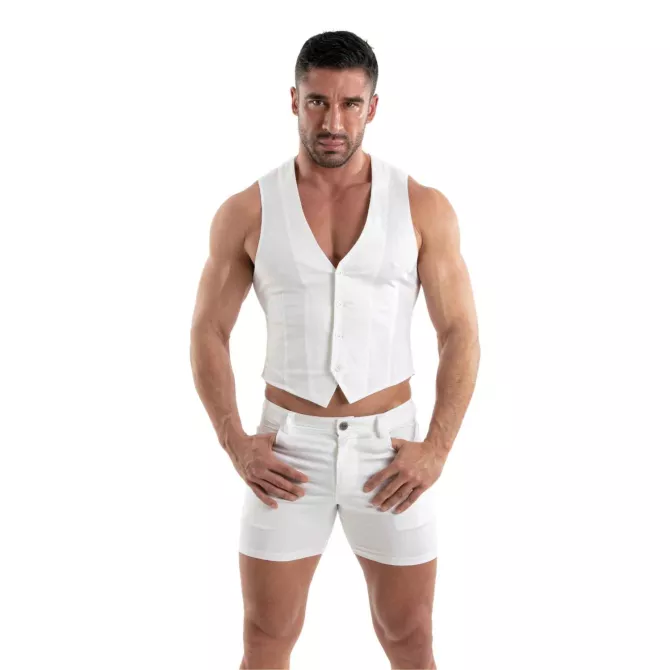 Gilet Chino Blanc