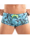 Printed Swim Trunk Blue