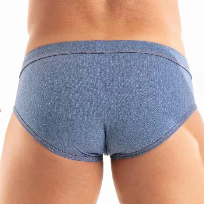 Le Slip De Bain En Jean De Dos