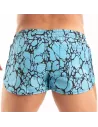 Mini Short De Bain Imprimé Bleu