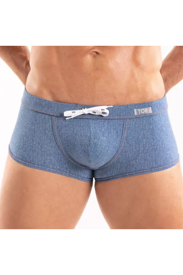 The New Denim Swim Trunk