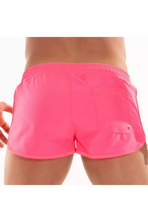 Mini Short De Bain Homme | Néon Fluo & Sexy - Pink