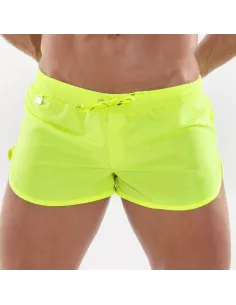 Mini Short De Bain Néon Jaune