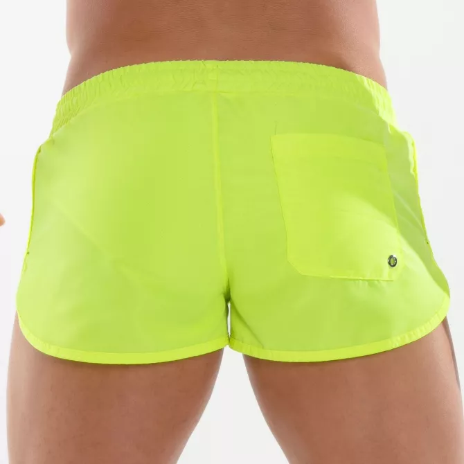 Neon Swim Mini Short Yellow