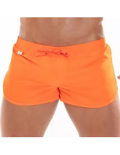 Mini Short De Bain Néon Orange